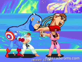 Marvel Super Heroes Vs Street Fighter (970625 Euro) screenshot 2