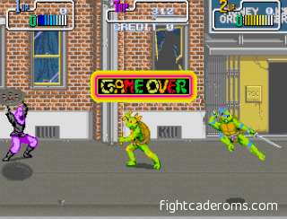Teenage Mutant Ninja Turtles (Oceania 2 Players) screenshot 2